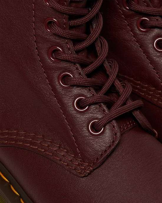 Botines Dr. Martens 1460 Pascal Virginia Mujer Rojos MX-49678